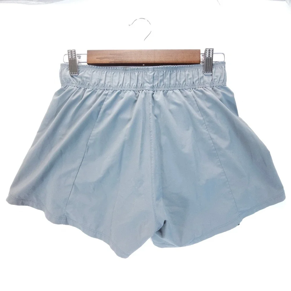 Nike 2 in 1 Running Shorts Womens Small Gray Streetwear Layered Athletic - Picture 2 of 8